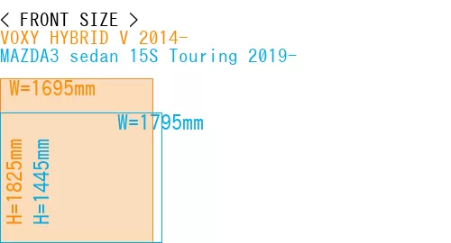 #VOXY HYBRID V 2014- + MAZDA3 sedan 15S Touring 2019-